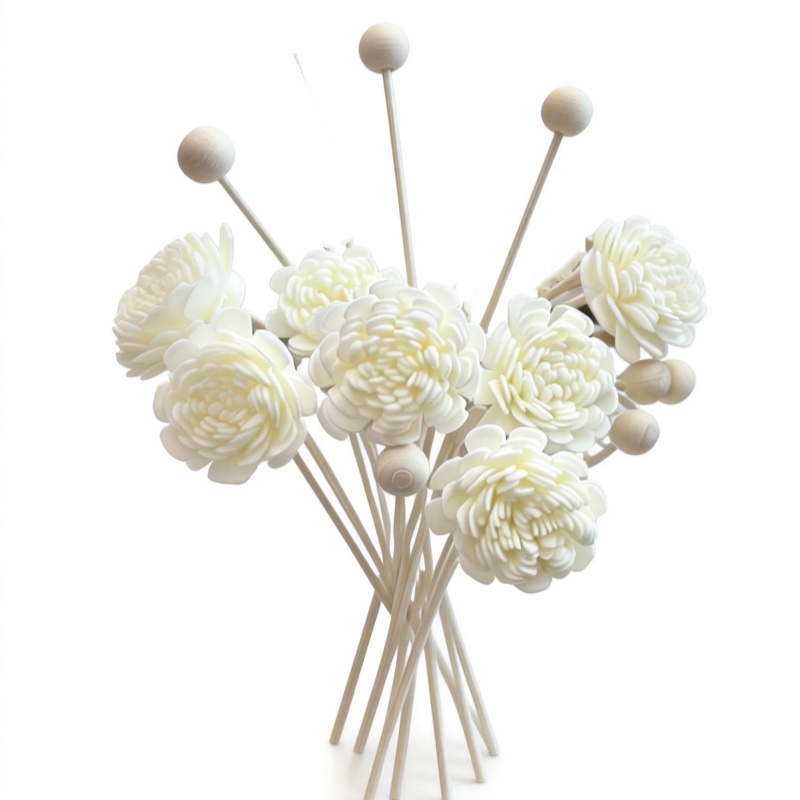 Home Fragrance London - 10 шт. искусственных цветочных палочек-диффузоров для