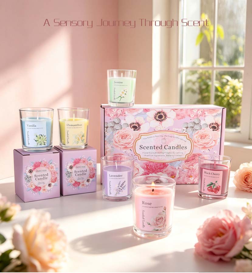 Набор ароматических свечей для – обзор и цена Home Fragrance Scented Candle