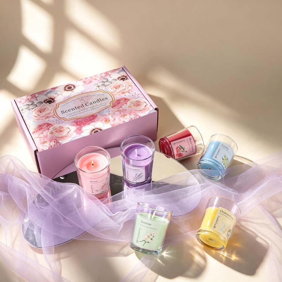 Набор ароматических свечей для – обзор и цена Home Fragrance Scented Candle